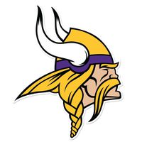 Minnesota Vikings Logo OriginalStickers0505 Set Of Two (2x) Stickers , Laptop , Ipad , Car , Truck , Size 4 inches on Longer Side