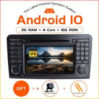 TOOPAI Auto Radio Stereo for Mercedes Benz GL ML Class W164 X164 ML350 ML450 ML500 GL320 GL450 Android 10 Head Unit 7 Inch IPS Double Din in Dash Car GPS Navigation DVD Player