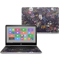 Mightyskins Skin Compatible with Hp Pavilion X360 14" (2017) - Midnight Blossom | Protective, Durable, and Unique Vinyl Decal Wrap Cover | Easy to Apply, Remove, and Change Styles | Made in The USA