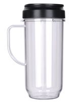 QT Replacement Part Flip Top Lid + 22oz Tall cup For 250w Magic Bullet Mugs & Cups Blender