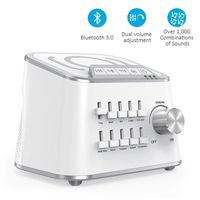 White Noise Machine,Soothing Sounds Sleep Therapy Machine Portable Sleep Sound Spa Sleeping Aid Machine White Noise Machine with USB Powered for Adults Baby Kids Have Insomnia