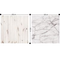HUAYI 2x2ft Grey Marble Canvas Photo Backdrops Vinyl Photography Background Photo Studio Props Wood Backdrop LW-045