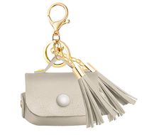 Kolumb Airpods Pro Case Storage Bag with Tassel Keychain, Scratchproof&Shockproof Protective Cover Compatible for Airpod Pro/Airpods 3