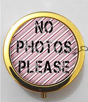 BlackKey No Photos / Pictures Please 3-Compartment Decorative Pocket Gift Box Case Organizer for Pill, Color 2 -933