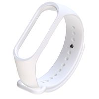 AWINNER Colorful Waterproof Replacement Bands for Xiaomi Mi Band 3 Smart Miband 3nd (No Activity Tracker) (White)