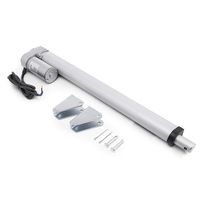 Happybuy 12 Inch Stroke Linear Actuator 12V DC with Mounting Bracket Heavy Duty 900N 10mm/s Linear Actuator for Recliner TV Table Lift Massage Bed Electric Sofa Linear Actuator
