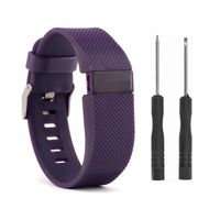 VAN-LUCKY Silicon Replacement Bands Strap Bracelet Wristband for Fitbit Charge HR Band Accessories Large (NOT fit Fitbit Charge, Fitbit Charge 2)