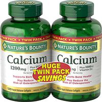 Absorbable Calcium 1200mg Plus 1000IU D3, 240 Softgels (3 Bottles)