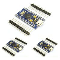 FTCBlock Pro Micro ATmega32U4 5V/16MHz Module Board with 2 Row pin Header for arduino Leonardo Replace ATmega328 Pro Mini (3pcs)