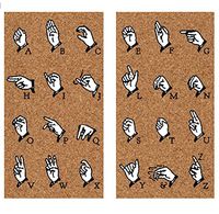 HomArt Fireplace Matches, Large, Sign Language Design