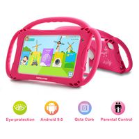 Kids Tablets, Tablet for Kids 7" Tablets Build in Android 9.0 Octa-Core 2GB+16GB with Handle Case Support WiFi Camera Educational APP Kids Edition (Rosere)