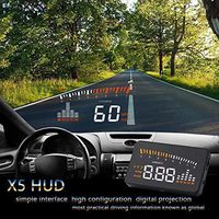 Heads Up Display for Car, Car Truck OBD II HUD Head Up Display Color LED Projector Speed Warning System