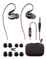 BASN G1 Earphones with Microphone Sport Running Noise Reduction Headphones for Apple iPhone, iPad, iPod and Samsung Galaxy HTC Android Mobile Phones
