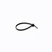 Nylon Cable Tie, Black, 18-pound weight limit, 100 Pieces, 6 inch