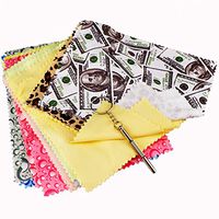 Melleco 100pcs Mixed Microfiber Camera Lens/Eye Glasses/GPS/Computer Cleaning Wipe Cloths Cleaner Eyewear Accessories + 1 Screwdriver Keychain