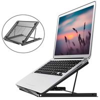 Laptop Stand，Foldable Tablet Laptop Holder Stand Ventilated Adjustable Eye-Level Ergonomic Laptop Riser Laptop Holder Desk Stand for 10"-16"Computer Notebook PC Pad