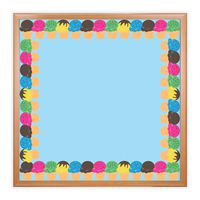 Ice Cream Cone Die-Cut Border