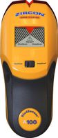 Zircon Stud Finder DIY/Pro StudSensor A100 Wall Scanner; StudScan Detects Edges of Wood/Metal Studs at 3/4" DeepScan Detects Wood/Metal to 1 1/2" Alerts Presence of Live, Unshielded AC Wire US Model