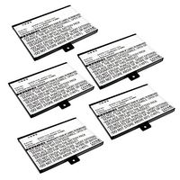 5pcs eBook Li-Ion Battery EBBK-PDA288LI for Barnes & Noble Nook, Nook Classic Barnes & Noble 5, Barnes & Noble 9875521, Barnes & Noble 9BS11GTFF10B3, Barnes & Noble BNRB1530, Barnes & Noble BNRB454261