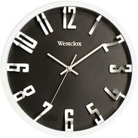 WESTCLOX 32913 12"" Round 3D Number Wall Clock electronic consumer
