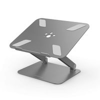 LENTION L5 Adjustable Height with Multiply Angle Laptop Notebook Stand with Adjustable Riser Compatible with MacBook Pro/Air, Surface Laptop and More - Space Gray