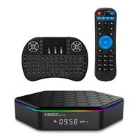 YAGALA T95Z Plus Android 7.1 TV Box Amlogic S912 Octa Core 3GB/32GB Dual Band WiFi 2.4GHz/5.0GHz 4K HD TV Box with Backlit Mini Wireless Keyboard