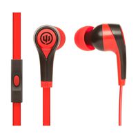 Wicked Audio Drive 900cc Earbuds with Enhanced Bass, (Red)