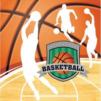 Basketball Luncheon Napkins