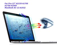 Macbook Pro 13 Screen Protector, Anti Blue Light Anti Glare Screen Filter for 2016-2019 Apple MacBook Pro 13" A2159 A1706 A1708 A1989 / 2019 2018 Newest MacBook Air 13 A1932 with Touch ID Screen Cover