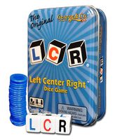 LCR® Left Center RightTM Dice Game - Blue Tin