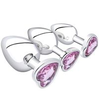 Bantie 3PCS Stainless Steel Shower Enema Bǔtt Pĺúg for Couples