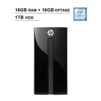 HP Pavilion 2019 460 Premium Desktop (Intel Dual-Core i7-7700T 2.9 GHz up to 3.8 GHz, 16GB RAM+16GB Optane RAM, 1TB HDD, DVD, WiFi, Bluetooth, HDMI, Keyboard, Mouse, Win10 Home)