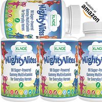 Pack of 4 Children Multivitamin Gummies by XLNCE - Gummy Vitamins Boost Immune System Health in Kids, Toddlers, Teens, Men & Women. Best Natural Chewable Multivitamins. Add Multi Items to Cart Now!