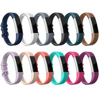 RedTaro Replacement Bands for Fitbit Alta HR/Alta(12 Pack) - Silicone Wristbands Bracelet for Women Men, Small and Large