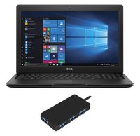 Dell Latitude 15 3500 Home and Business Laptop (Intel i5-8265U 4-Core, 8GB RAM, 256GB SSD, Intel UHD 620, 15.6" Full HD (1920x1080), WiFi, Bluetooth, Webcam, 2xUSB 3.0, Win 10 Pro) with USB3.0 Hub