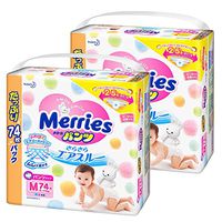 Mary's pants (pants) smooth air-through M size (size) (6 ~ 10kg) 148 sheets (74 sheets X2)