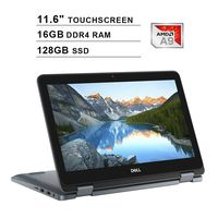 2019 Newest Dell Inspiron 11 3195 2-in-1 11.6 Inch Touchscreen Laptop (AMD A9-9420e up to 2.7GHz, 16GB DDR4 RAM, 128GB SSD, AMD Radeon R5, WiFi, Bluetooth, HDMI, Windows 10)