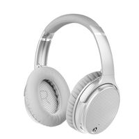 Bluetooth Headphones Over Ear, Hi-Fi Stereo Wireless Headphones with Mic and Volume Control, Foldable Headset Support Wired Mode and SD/TF Card for Travel Work Cell Phones PC TV (White)