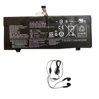 Replacement Battery for Lenovo L15L4PCO, Lenovo L15L4PC0, L15L4PCO, L14M4P72, L14M4PAO - Includes Stereo Earphone