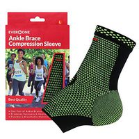 EverOne Ankle Brace Compression Sleeve Unisex, Large