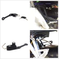 Motorcycle Helmet Lock For Yamaha MT-07 FZ-07 2014-2017 FJ-07 2014-2016 BMW S1000R S1000RR HP4 2009-2018 - Black