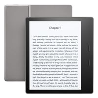 Kindle Oasis E-reader (Previous Generation - 9th) Graphite, 7" High-Resolution Display (300 ppi), Waterproof, Built-In Audible, 32 GB, Wi-Fi + Free Cellular Connectivity + Kindle Unlimited (with auto-renewal)
