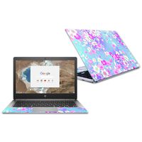 MightySkins Skin Compatible with HP Chromebook 13 G1 13.3" (2018) - in Bloom | Protective, Durable, and Unique Vinyl Decal wrap Cover | Easy to Apply, Remove, and Change Styles | Made in The USA