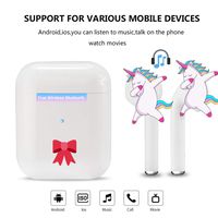Wireless Bluetooth 5.0 Earbuds i12 inPods Touch Headphones with Charging Box TWS Headset (White i12)