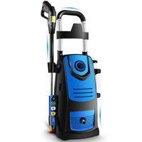 Suyncll 3800 PSI 2.8GPM Electric Pressure Washer Electric Power Washer with Soap Bottle (Blue)