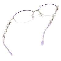 LifeArt Blue Light Blocking Glasses,Semi-Rimless Computer Reading Glasses,Transparent Lens,Reduce Headaches&Eyestrain,Stylish for Women +2.50