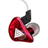  Orcbee  _Headphone QKZ CK5 in Ear Earphone Stereo Race Sport Headset (Red)