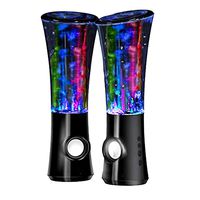 KALANDO Wireless Bluetooth Dancing Water Fountain Speakers Light Show LED Speakers (6 Colored LED Lights, Bluetooth)