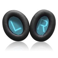 XCSOURCE Replacement Ear Pads and Headband Cushion pad for Bose Quiet Comfort QC25 QC35 QC15 QC2 AE2 AE2i AE2w SoundTrue SoundLink Headphones (Black)