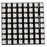DIYmall 8X8 LED Matrix WS2812 5050 SMD RGB LEDs 64 Pixels LED Matrix with Inserted RGB Full Color Driver Board for Arduino
